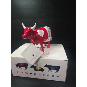 Cow Parade Moocho Amor Cow Figurine, Westland Giftware, #9177, Box/ Tag